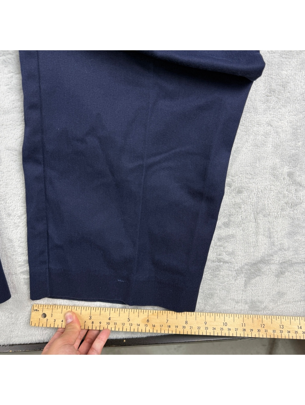 Vintage Tilley Endurables Men’s Navy Travel Pants Canada Made Cotton Trousers 38 - Picture 6 of 10